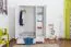 Echtholz Schrank, Farbe: Weiß 190x133x60 cm Abbildung