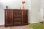 Anrichte, Kiefer massiv, Breite: 150 cm, Farbe: Nuss Abbildung