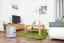 Wohnzimmertisch Eiche Massivholz Farbe: Natur 50x80x80 cm Abbildung