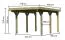 Einzelcarport Classic 1 mit PVC-Dach Variante A, Farbe: Natur KDI
