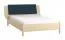 Kopfteilpolsterung für Einzelbett / Gästebett Aegir 20 / 21 / 22, Farbe: Marineblau, Maße: 47,5 x 140 x 4 cm