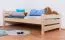 Kinderbett / Jugendbett Buche massiv Vollholz natur 118, inkl. Lattenrost - 90 x 200 cm (b x L)