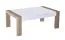 Sofatisch Clubtisch Loungetisch Couchtisch Farbe: Sonoma Eiche / Weiß 42x110x70 cm Abbildung