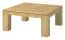 Wohnzimmertisch Eiche massiv Farbe: Natur 41x90x90 cm Abbildung