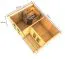 Saunahaus "Anni 5" SET A mit Ofen 9 kW, Farbe: Natur - 509 x 369 cm (B x T), Grundfläche: 19 m²