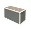 Hochbeet 2 aus nordischer Fichte, Farbe: Terragrau, Abmessungen: 173 x 89 x 82 cm (B x T x H)