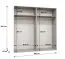 Kleiderschrank mit zwei Spiegeltüren Korab 79, Farbe: Eiche Artisan, zwei Kleiderstangen, 2 Meter breit, Soft-Close-Funktion, zwei Fächer, Griffe: Kaschmir