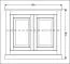 Sideboard "Kilkis" Kiefer altweiß 02- 83 x 94 x 42 cm (H x B x T)