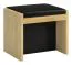 Schlafzimmer Komplett - Set H Lipik, 9-teilig, teilmassiv, Farbe: Eiche / Schwarz
