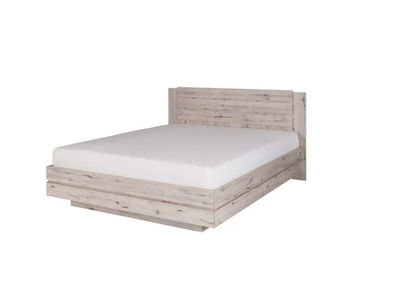 Bett 160 x 200 cm Eiche Abbildung
