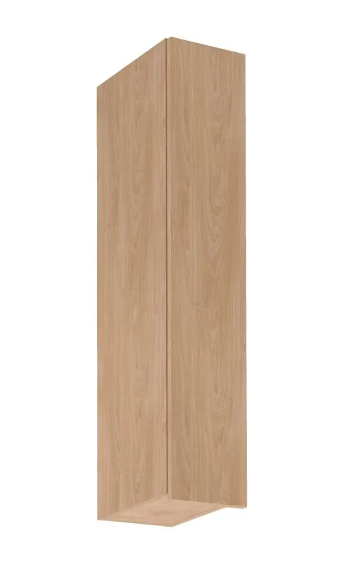 Küchenhängeschrank | 1 Drehtür | Farbe: Eiche Puccini | Soft-Close Funktion | 3 Fächer | 20 x 32 x 100 cm | schmal | Türanschlag: Links