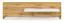 Hängeregal / Wandregal Temecula 08, Farbe: Eiche / Weiß - Abmessungen: 40 x 138 x 21 cm (H x B x T)