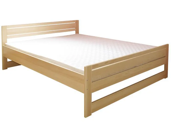 Einzelbett / Gästebett Buche massiv Vollholz natur 115, inkl. Lattenrost - Abmessung 80 x 200 cm