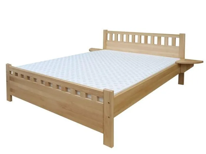 Bett 180 x 200 cm Buche Natur mit Lattenrost Abbildung