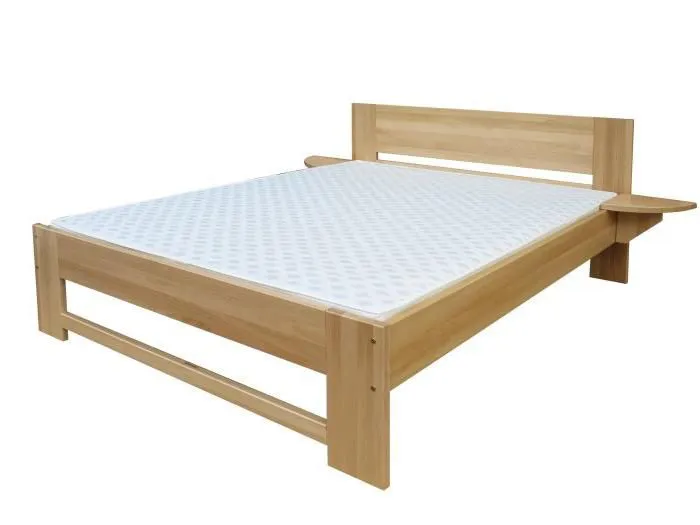 Bettgestell Buche 160 x 200 cm Natur Abbildung