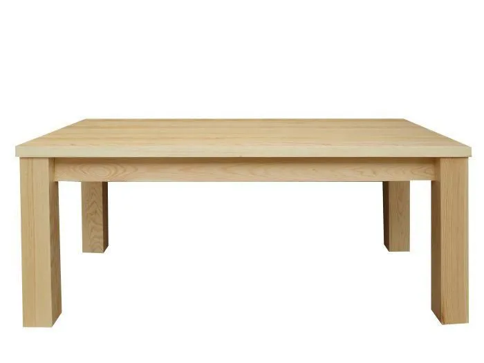Massivholz Couchtisch Loungetisch Kiefer Natur 50x120x60 cm, Wohnzimmertisch Beistelltisch Clubtisch massiv Abbildung