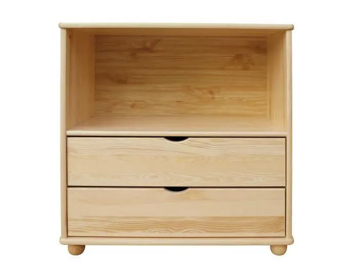 Regal - 100 cm breit, Kiefer Holz-Massiv, Farbe: Natur Abbildung