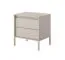 Nachtkommode Balta 13 | Farbe: Beige | zwei Schubladen | Push-to-open Funktion | Maße: 56 x 53,5 x 39,5 cm | ABS-Kantenschutz | für Schlafzimmer