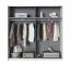 Kleiderschrank | Farbe: Kaschmir | breit | 1 Spiegeltür | Schiebetürenschrank | Maße: 220 x 61 x 217,5 cm | ABS-Kanten | 2 Kleiderstangen | 2 Fächer