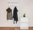 Garderobe Kiefer massiv Vollholz weiß Junco 343 – Abmessungen: 120 x 70 x 33 cm (H x B x T)