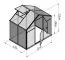 Gewächshaus - Glashaus Mangold L3, gehärtetes Glas 4 mm, Grundfläche: 3,10 m² - Abmessungen: 150 x 220 cm (L x B)