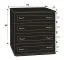 Kommode Tandil 06, Farbe: Eiche Sonoma - 94 x 94 x 45 cm (H x B x T)