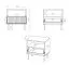 Schlafzimmer - Set D Petkula, 3-teilig, Farbe: Beige hell