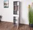 Jugendzimmer - Regal Lede 08, Farbe: Grau / Eiche / Weiß - Abmessungen: 190 x 45 x 40 cm (H x B x T)