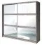 Schiebetürenschrank / Kleiderschrank Kamatero 01, Farbe: Eiche - Abmessungen: 215 x 230 x 62 cm (H x B x T)