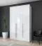 142 cm breiter Kleiderschrank mit 3 Türen | Farbe: Weiß Abbildung