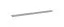 LED-Leiste | 2,12 W | 2 m Kabel | neutrale helle Farbe | Farbe: Chrom | per Fernbedienung steuerbar | Maße: 49 x 1 x 3 cm