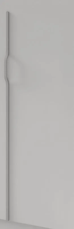 Metallgriffe für Kleiderschrank Edegem 03 | Farbe: Grau