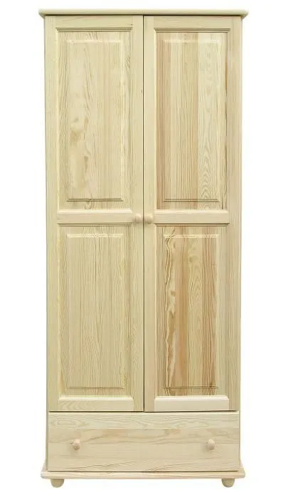 Garderobenschrank, Farbe: Natur 195x84x59 cm Abbildung