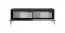 TV-Möbel / TV-Unterschrank mit zwei Kippfächer Balta 10, Farbe: Schwarz, Beine: Metall, Maße: 53 x 153,5 x 39,5 cm, Push-to-open Funktion