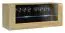 Wandschrank Eiche / Schwarz 42x102x43 cm Abbildung