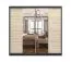 Schiebetürenschrank / Kleiderschrank mit Spiegel Eiche / Schwarz | Gorski 71 | 218 x 233 x 61 cm | 3 Türen | 12 Fächer | viel Stauraum | eckig