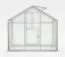 Gewächshaus Endivie L10, HKP 6 mm, Grundfläche: 9,50 m² - Abmessungen: 430 x 220 cm (L x B)