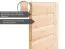 Sauna "Eivind" SET mit bronzierter Tür und Kranz - Farbe: Natur, Ofen BIO 3,6 kW - 173 x 159 x 191 cm (B x T x H)