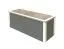 Hochbeet 2 aus nordischer Fichte, Farbe: Terragrau, Abmessungen: 254 x 94 x 92 cm (B x T x H)