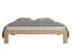 Jugendbett im neutralen Design Erts 17, Kiefer Vollholz massiv, Farbe: Kiefer - Liegefläche: 140 x 200 cm (B x L)