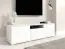 TV-Unterschrank / TV-Möbel mit Push-to-open Funktion Zapopan 107, Farbe: Weiß, Maße: 42 x 150 x 40 cm, drei Türen, vier Fächer, für Wohnzimmer