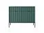 Stylische Kommode Worthing 01, Farbe: Grün / Schwarz - Abmessungen: 83 x 104 x 39 cm (H x B x T)