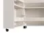 Schuhschrank | Farbe: Kaschmir | eine Drehtür | 68 x 33 x 113 cm | schmal | 6 Schuhfächer | schwarzer Griff | kleiner Schrank | für den Vorraum