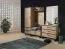 Garderobe Kanel 17, Farbe: Eiche - Abmessungen: 135 x 80 x 21 cm (H x B x T)