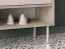 Garderobe Komplett Set | Farbe: Eiche Cremona / Kaschmir | ABS-Kanten | inkl. Samtpolster | Garderobenschrank | Schuhschrank | Garderobe mit acht Haken