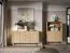 Kommode | Farbe: Eiche Mavelie | 2 Drehtüren | Soft-Close Funktion | 3 Vollauszug Schubladen | 4 Fächer | 150 x 40 x 85 cm | hochwertig Verarbeitet | Sideboard