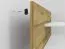 Hängeregal / Wandregal Temecula 08, Farbe: Eiche / Weiß - Abmessungen: 40 x 138 x 21 cm (H x B x T)