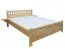 Buche Bettgestell 180 x 200 cm Natur Abbildung