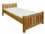 Kinderbett 100 x 200 cm | Massivholz: Buche | Natur Lackiert Abbildung