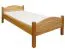 Bettrahmen für Kinder / Kinderbett 100 x 200 cm | Massivholz: Buche | Natur Lackiert Abbildung